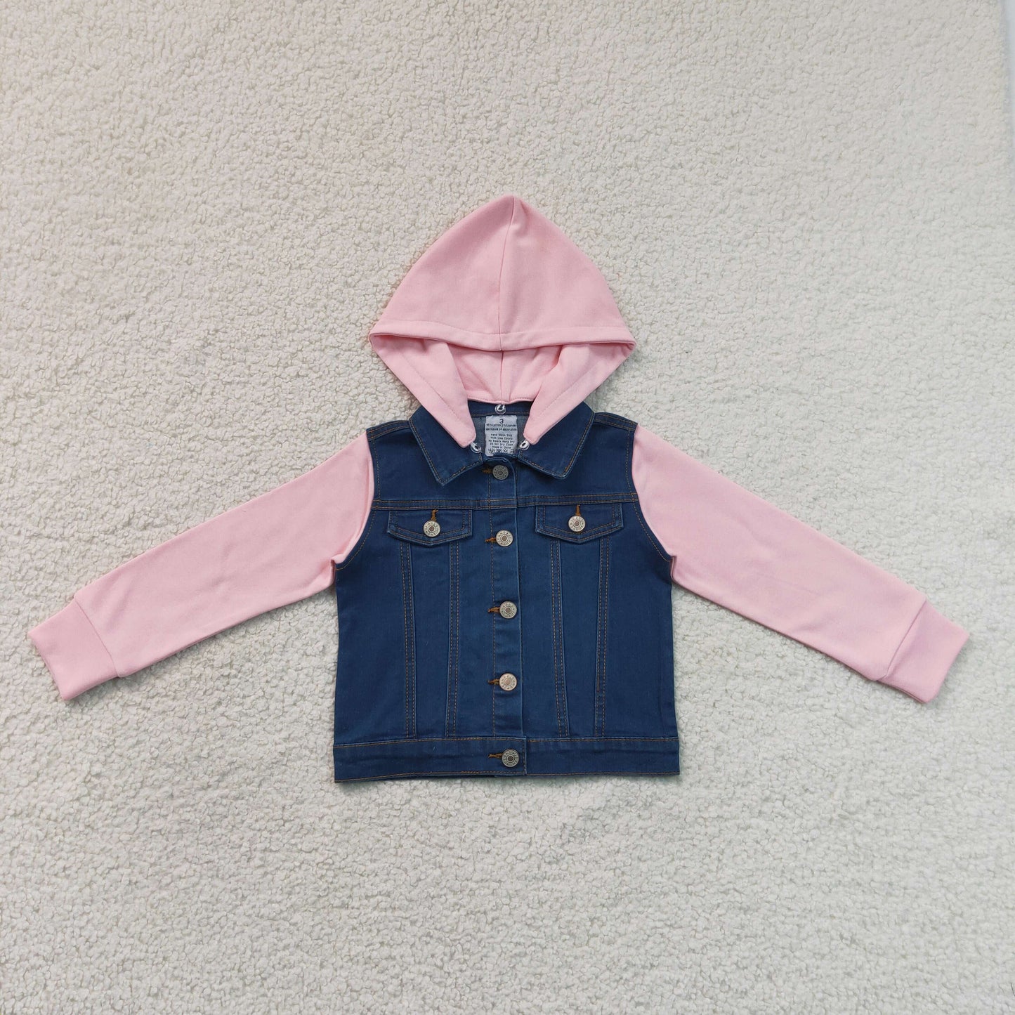 GT1754 Girls PINK Hoodie Denim Jacket  RTS 202607 RTS