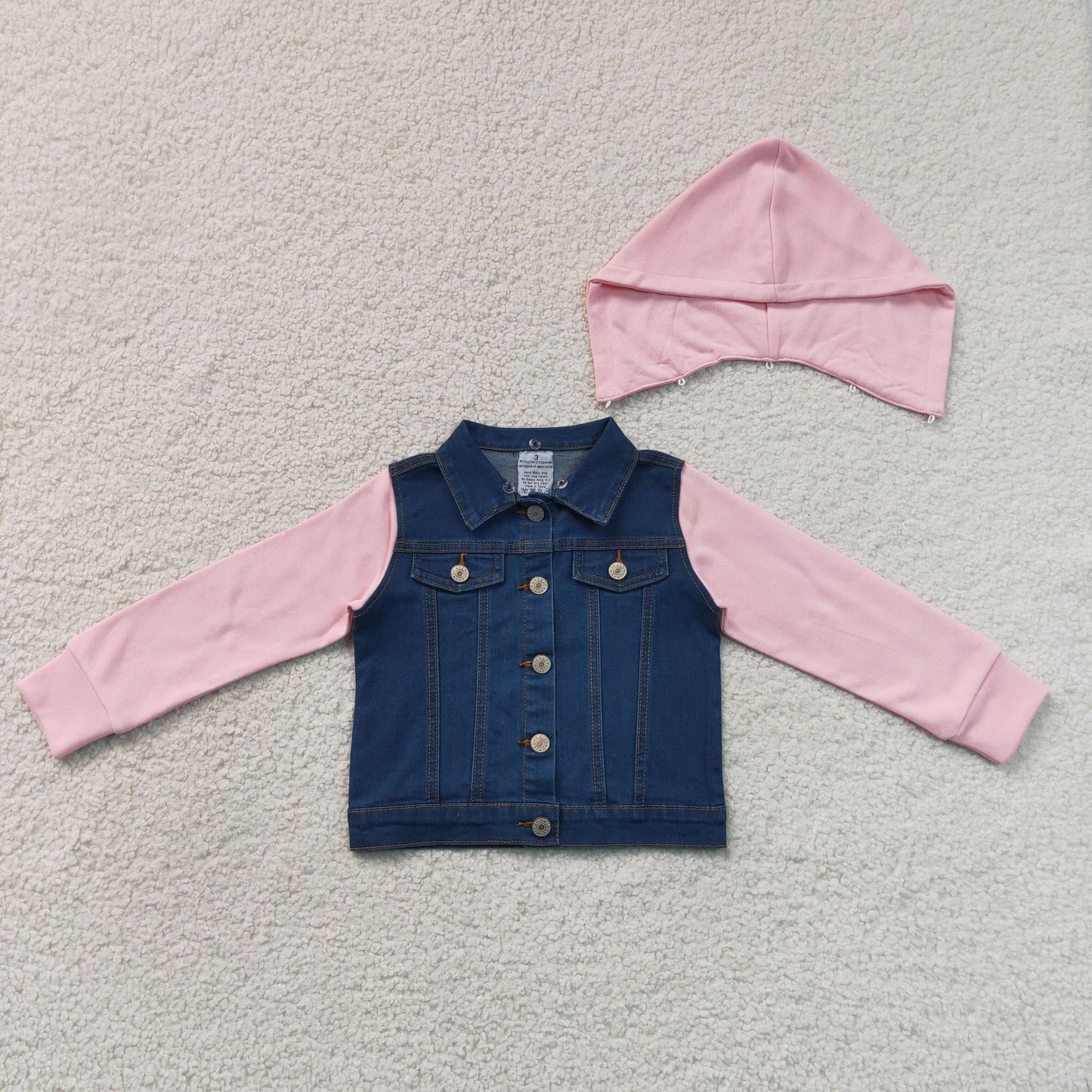 GT1754 Girls PINK Hoodie Denim Jacket  RTS 202607 RTS