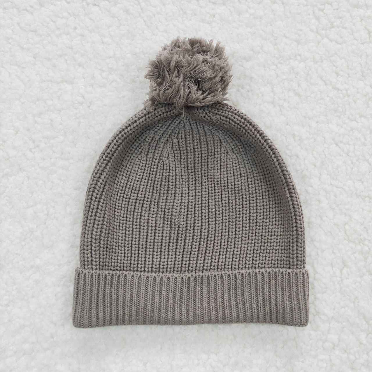 HA0008 kids girl winter gray beanie 20230814 RTS