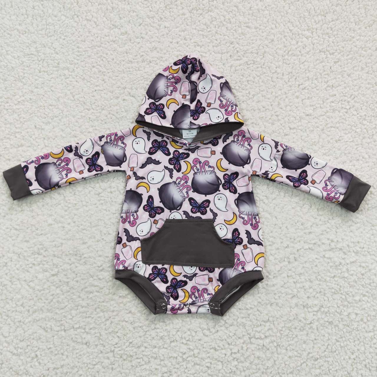 LR0274 halloween hoodies boy girl bubble romper 20230520 RTS