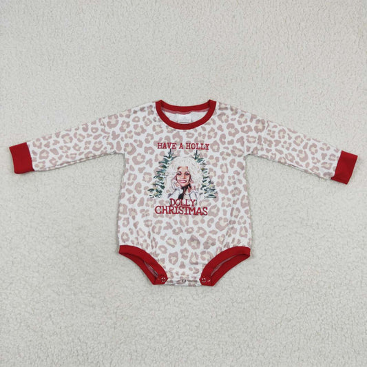 LR0283 christmas Long sleeve girl summer bubble romper  20230522 RTS
