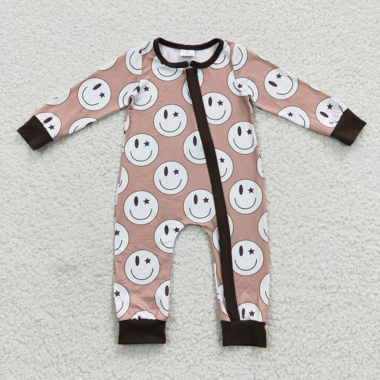 LR0332 smile face long sleeve summer set boy romper 20230621 RTS