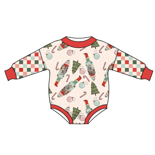 LR0355  long sleeve Christmas boy girl bubble romper preorder 20230523