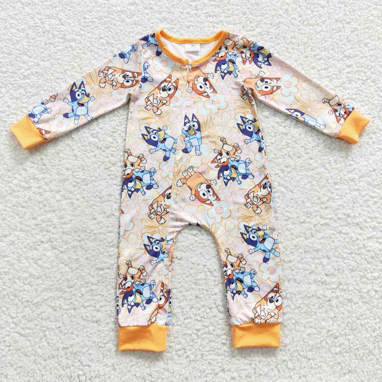 LR0360 western long sleeve cartoon dog boy romper 20230617 RTS