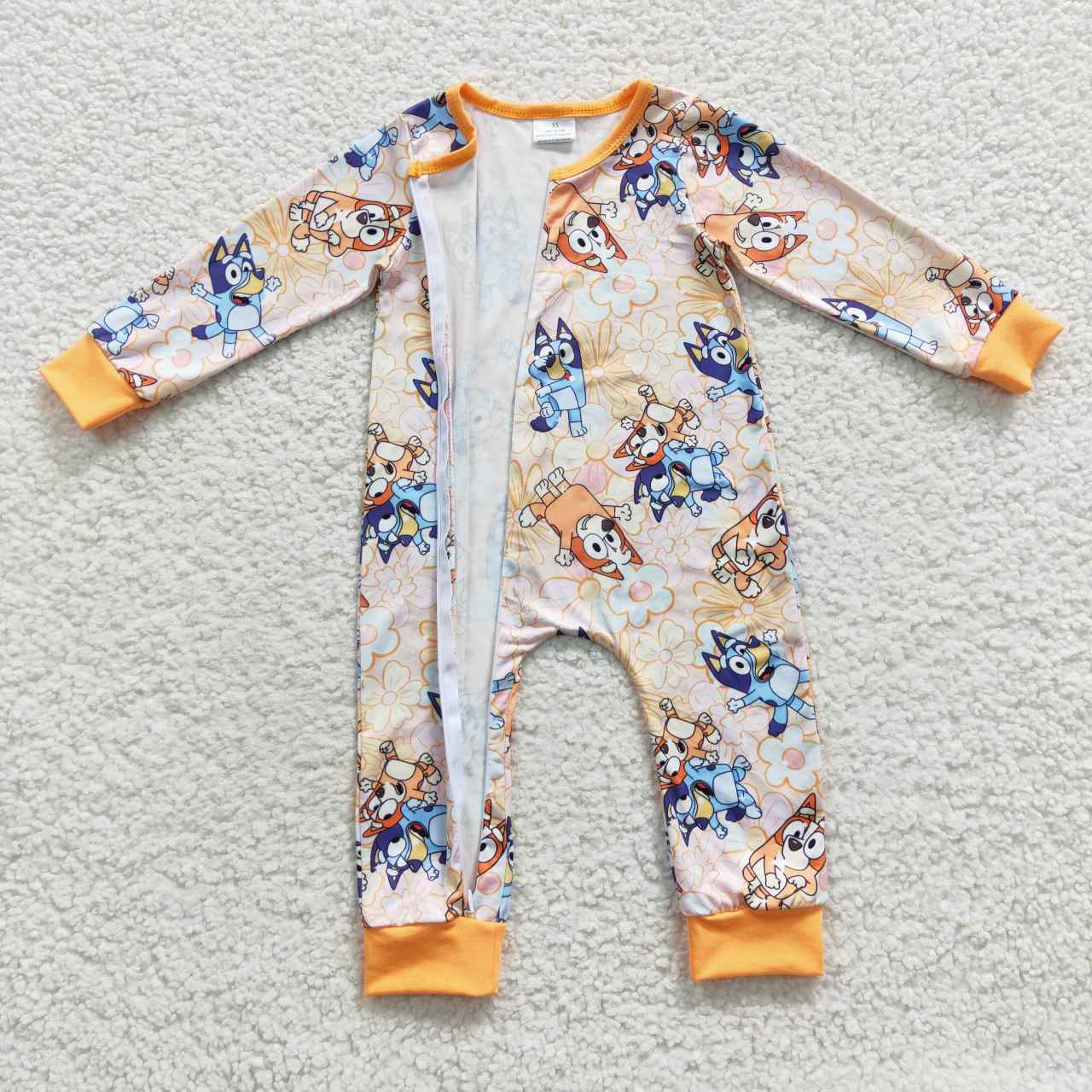 LR0360 western long sleeve cartoon dog boy romper 20230617 RTS