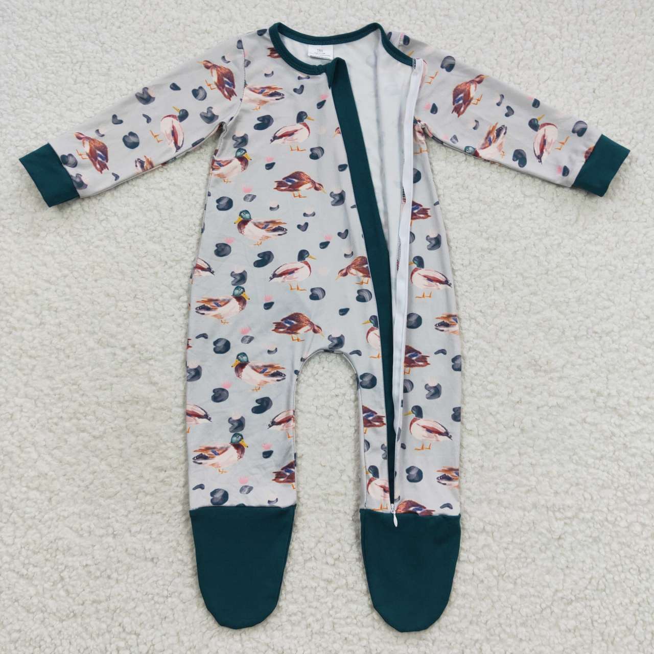 LR0418 duck long sleeve summer set boy romper 20230804 RTS