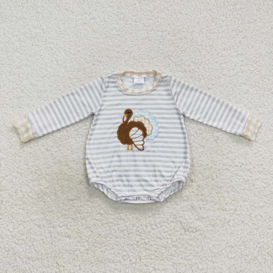 LR0427 RTS stripe duck long sleeve summer set boy romper 20230920