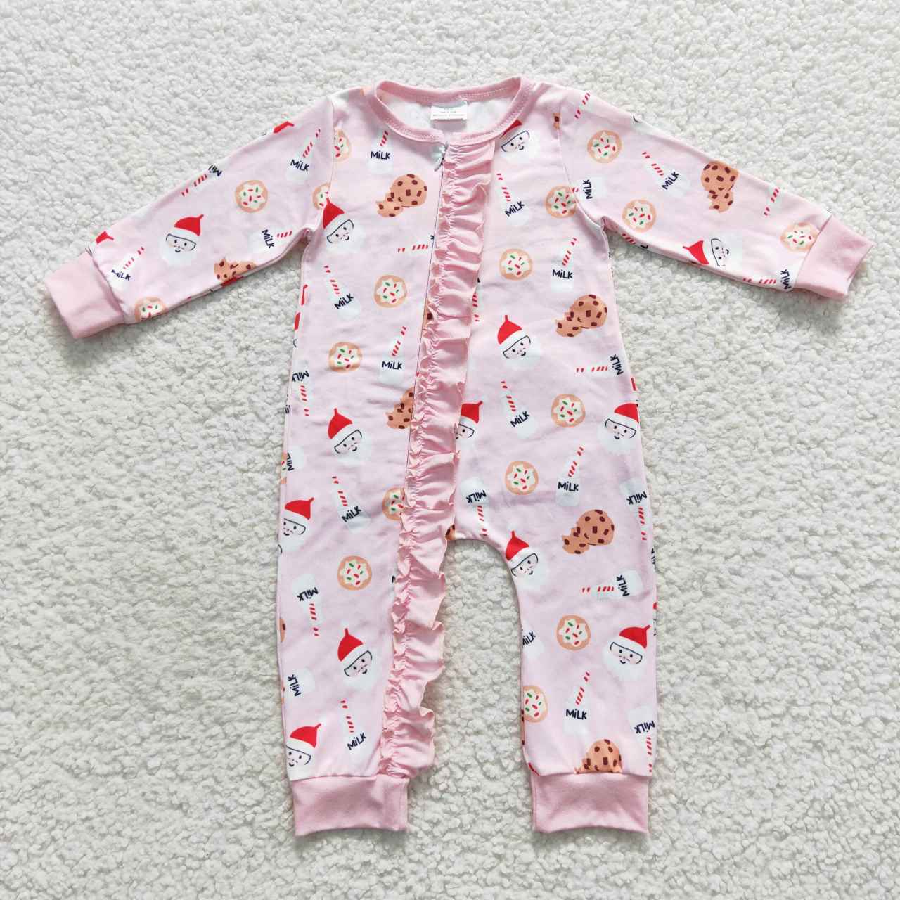 LR0471 christmas long sleeve girl romper 20230819 RTS