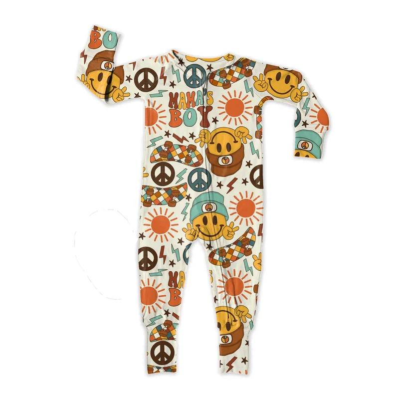 LR0648 preorder smile western sun long sleeve green girl  romper 20230814