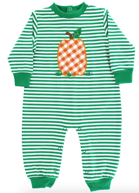 LR0937 Halloween pumpkin western boy romper 202404 preorder