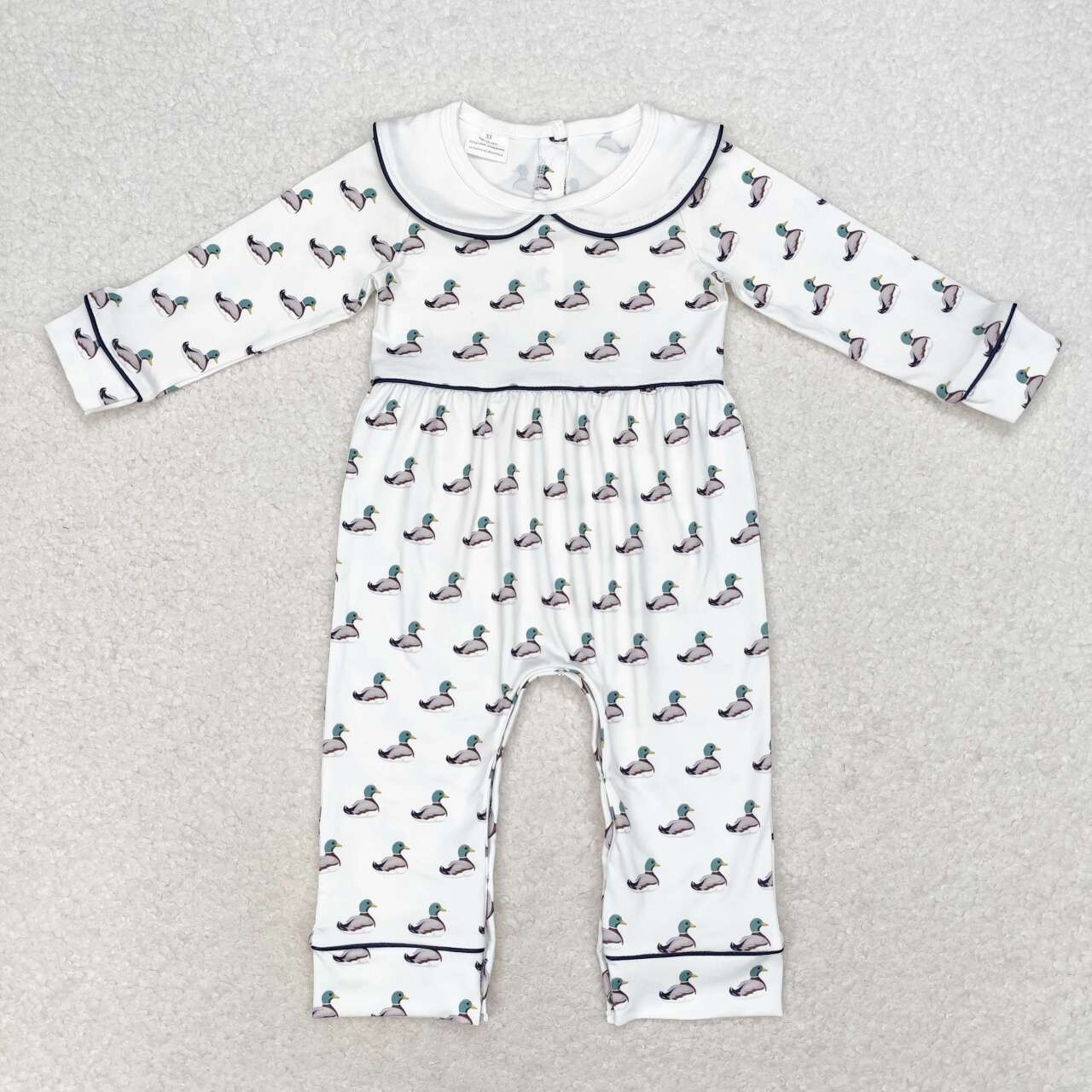 LR0943  duck girl romper  RTS Free shipping order $100+ 
