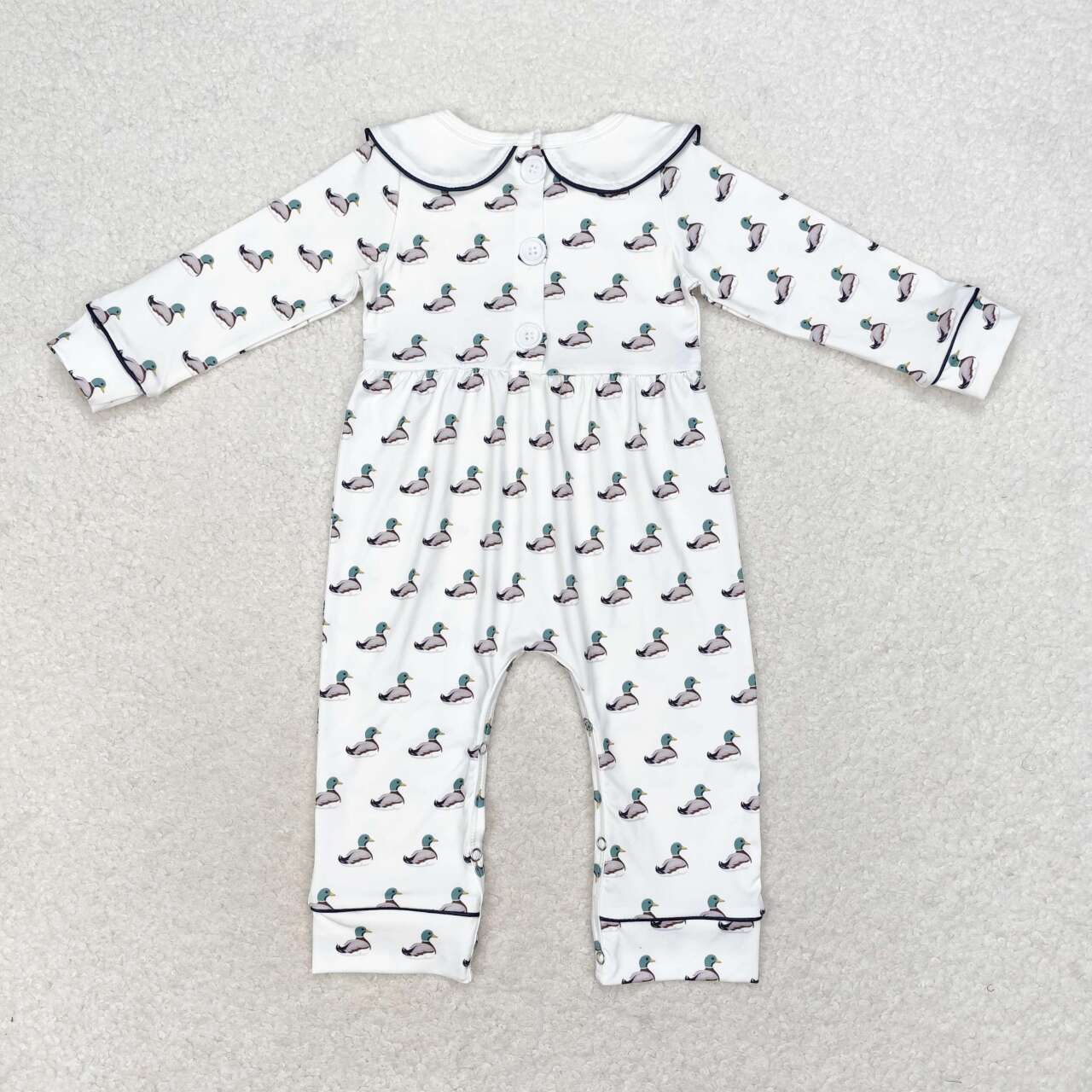 LR0943  duck girl romper  RTS Free shipping order $100+ 