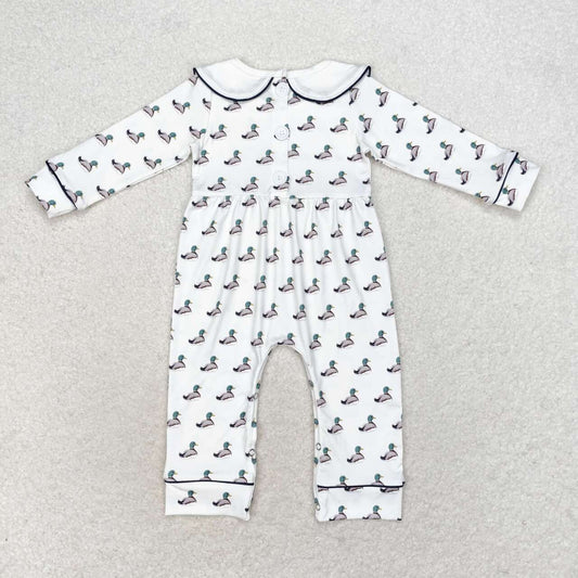 LR0943  duck girl romper  RTS Free shipping order $100+ 