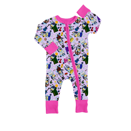 LR0966 bluey dog girl romper 202405 preorder