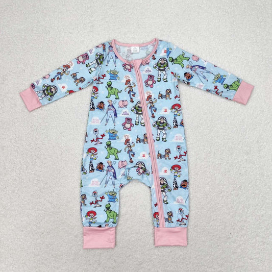 LR0987 Bamboo toy story girl romper 202406  RTS