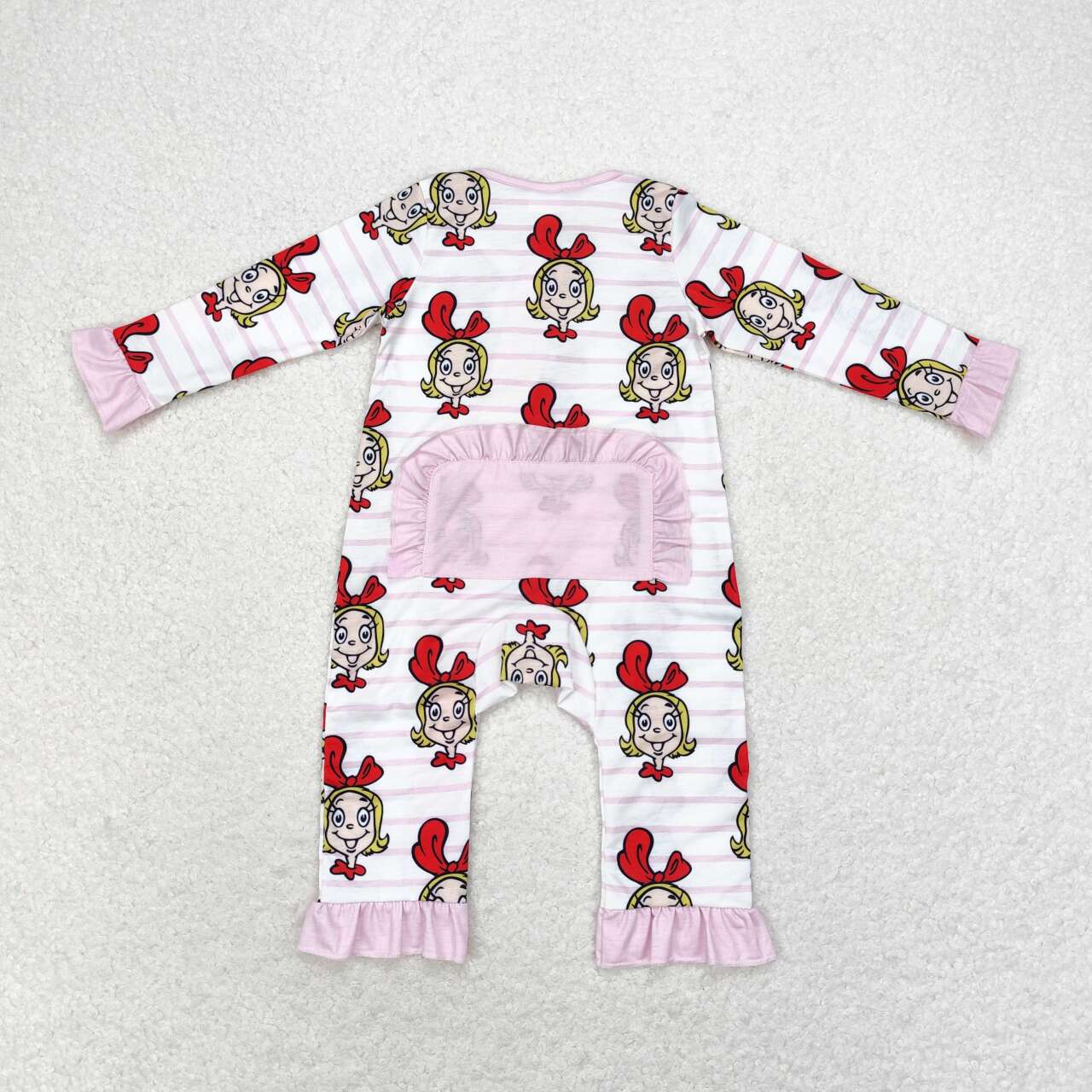 LR1001 Bamboo candy lou cartoon romper 202406 RTS