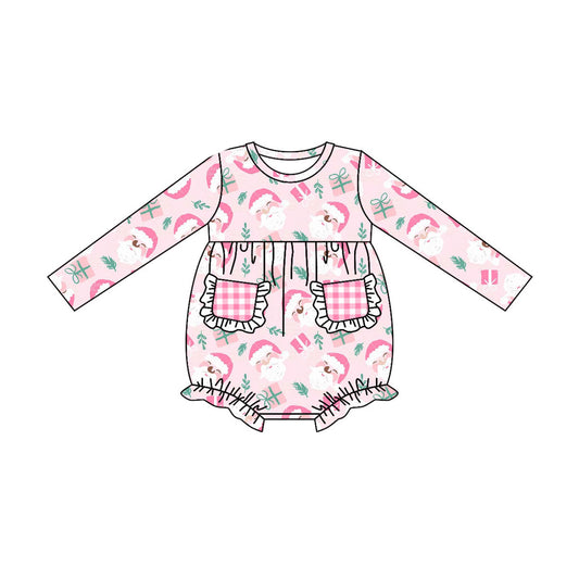 LR1019 Christmas tree girl romper 202405 preorder