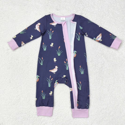 LR1036 duck girl boy romper 202407 RTS