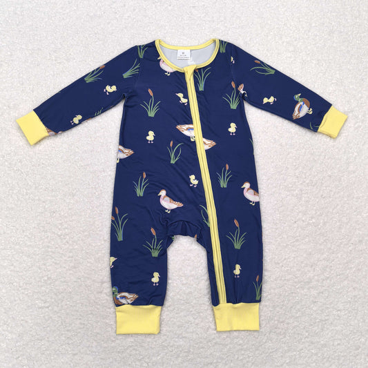 LR1037 duck girl boy romper 202408 RTS