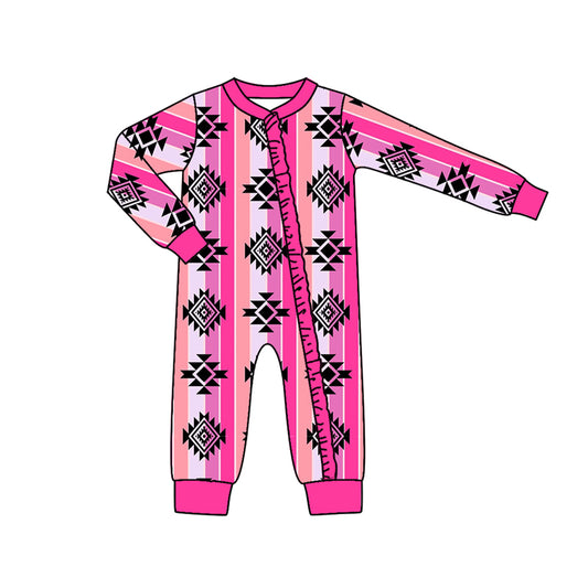 LR1048  western girl  kids romper 202405 preorder