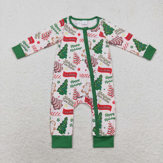 LR1057 Christmas grinch western boy kids romper 202408 RTS SIBLING