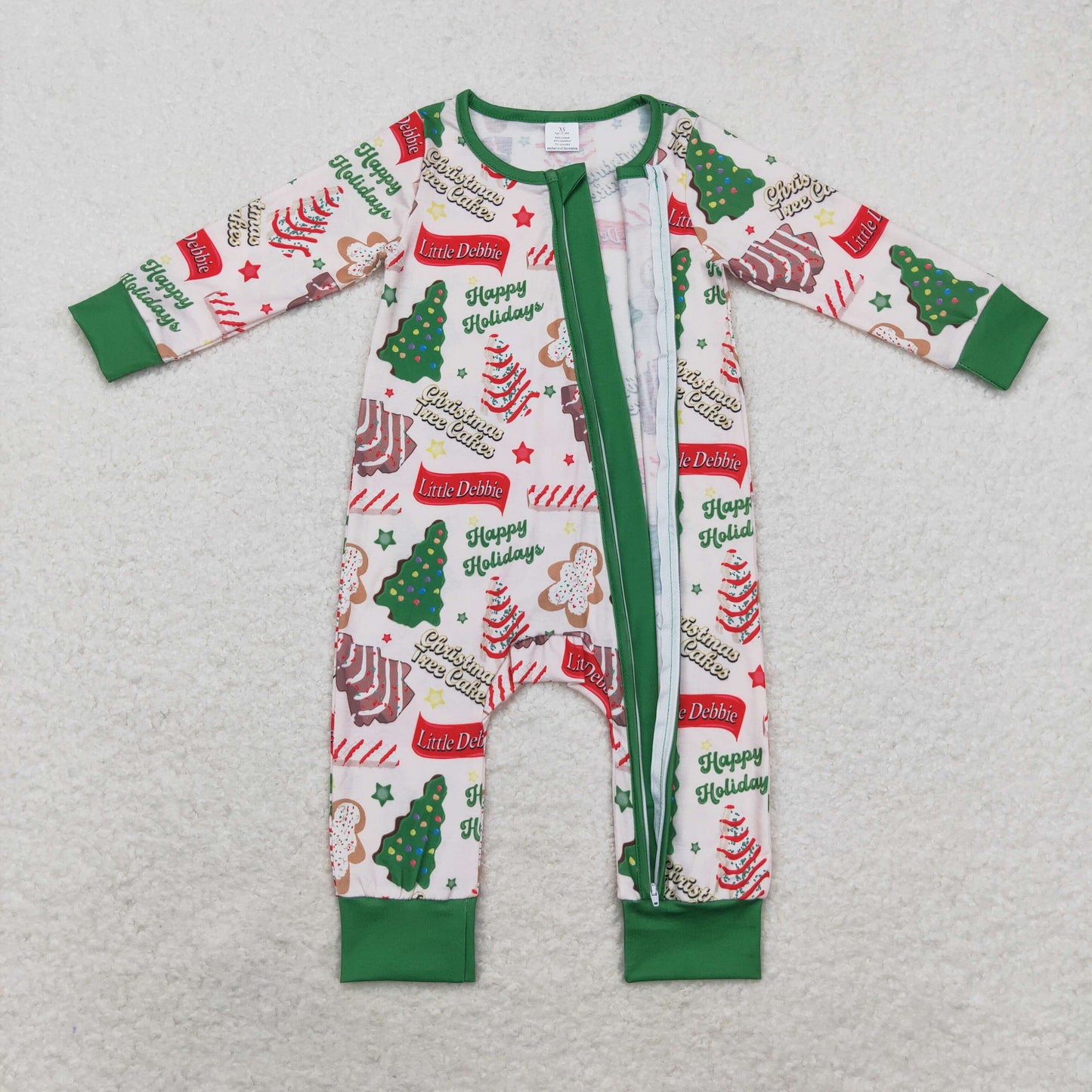 LR1057 Christmas grinch western boy kids romper 202408 RTS SIBLING