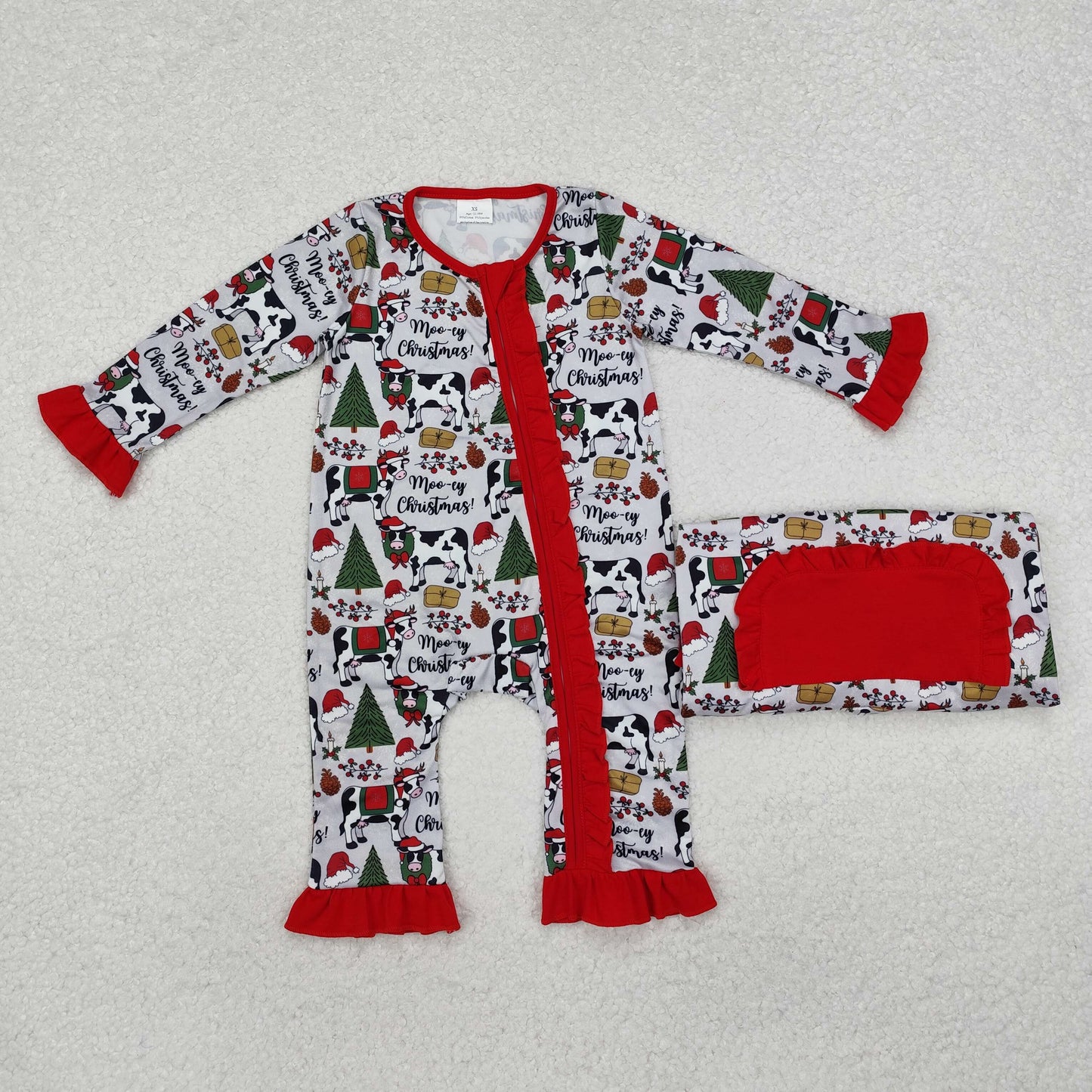 LR1074 Christmas tree girl romper 202411 RTS  sibling