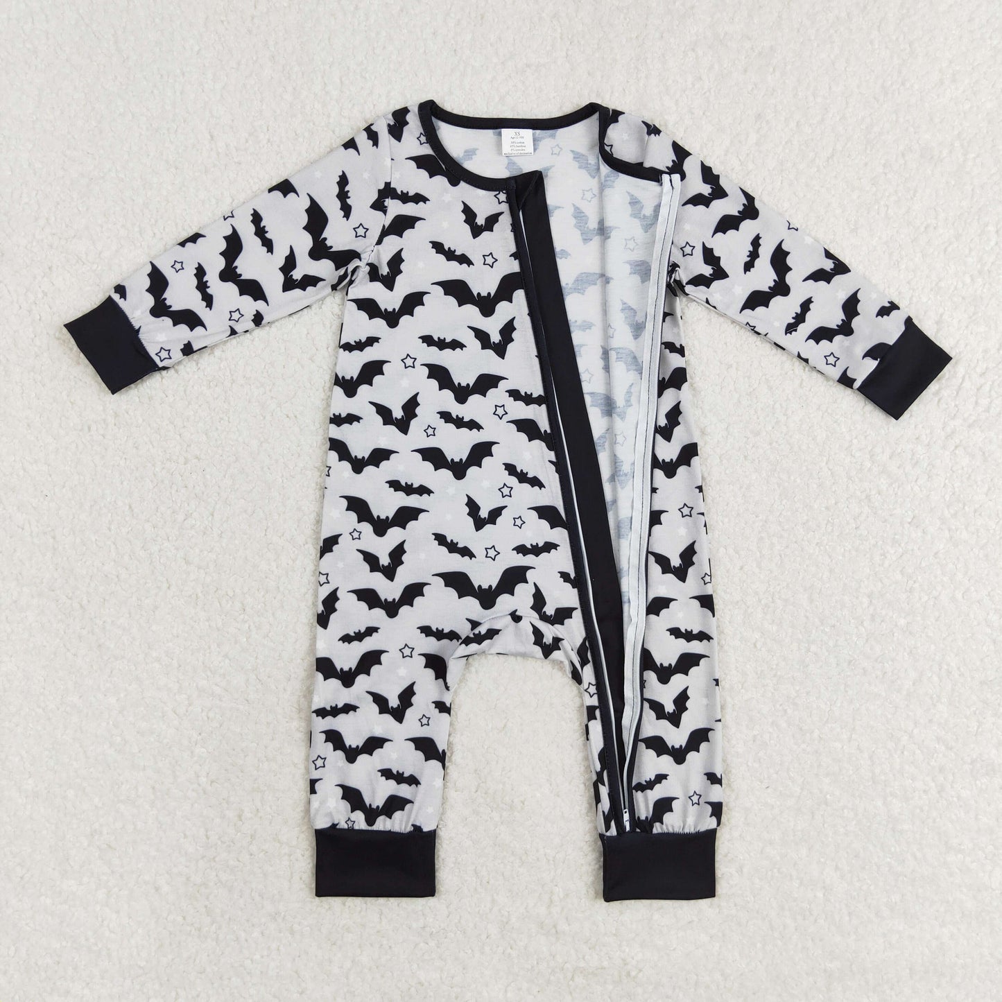 LR1096 Bamboo bat halloween bamboo boy romper 202407 RTS