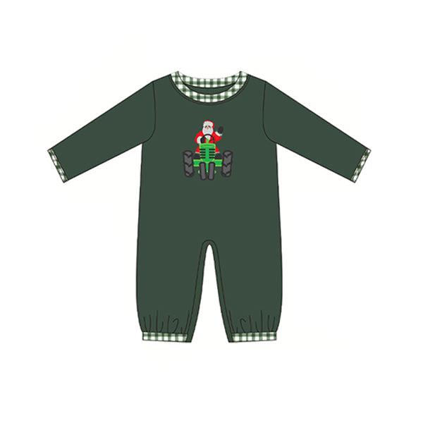 LR1104 Christmas  santa boy romper 202405 preorder sibling