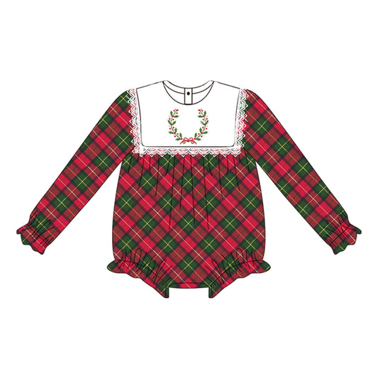 LR1111 Christmas  girl romper 202405 preorder sibling