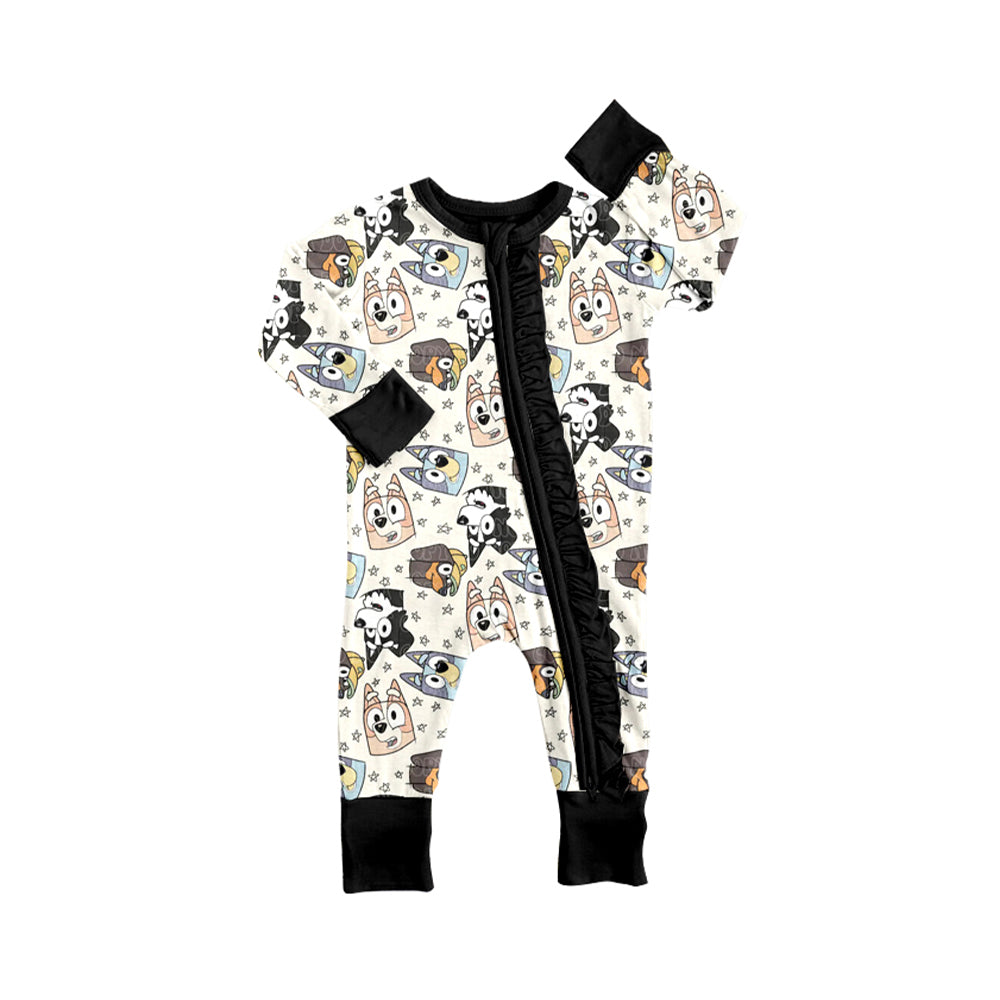 LR1174 bluey dog girl romper 202406 preorder sibling