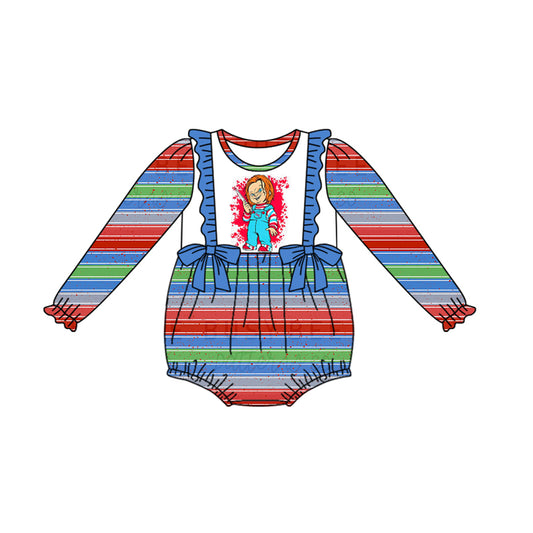 LR1175 Halloween girl romper 202406 preorder sibling