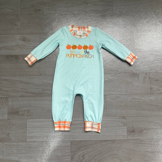 LR1189 Halloween pumpkin boy romper 202607 preorder