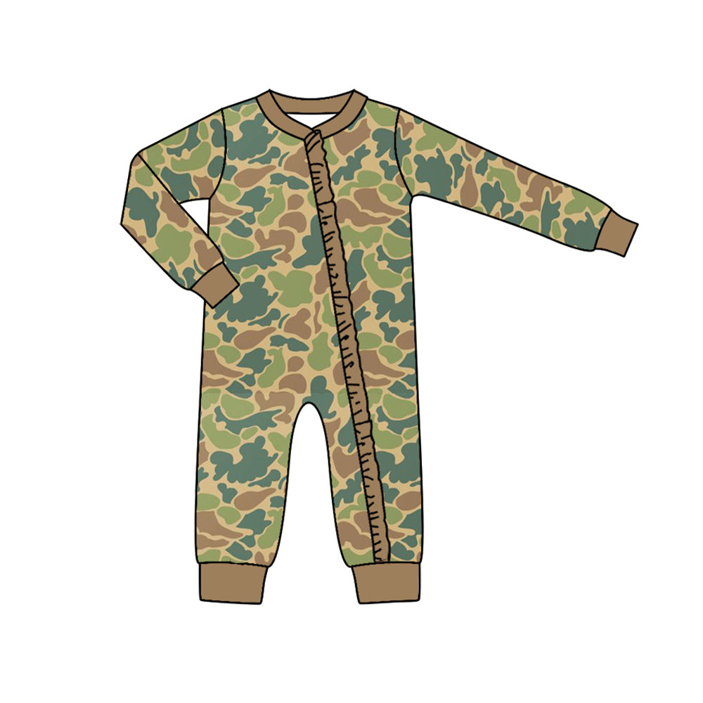 LR1202 camo girl romper 202406 preorder sibling