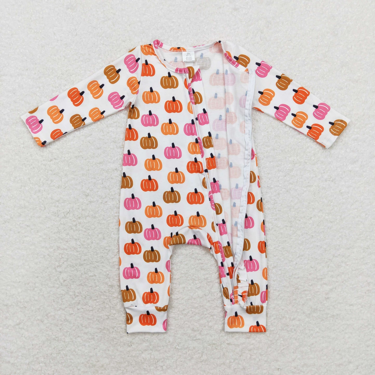 LR1219 BAMBOO Halloween girl romper 202408 sibling RTS