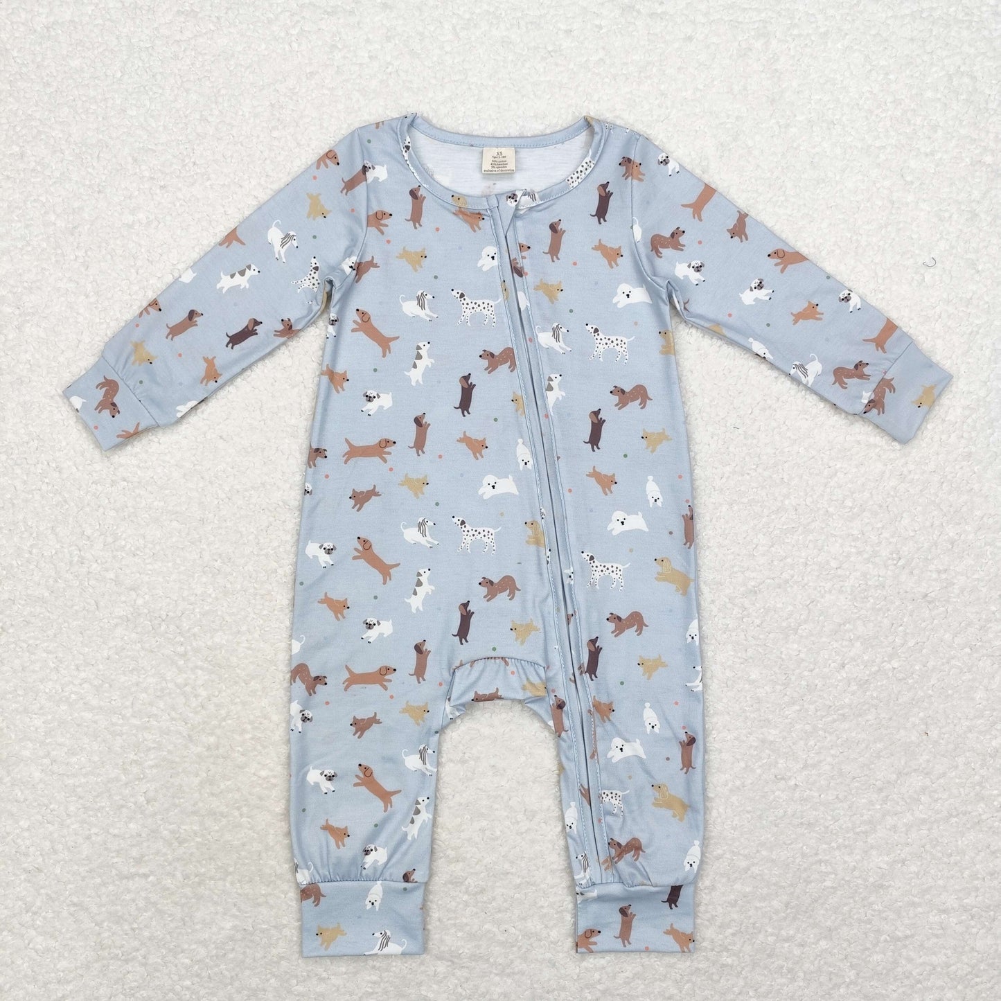 BAMBOO LR1351 dog boy romper 202409 BAMBOO sibling