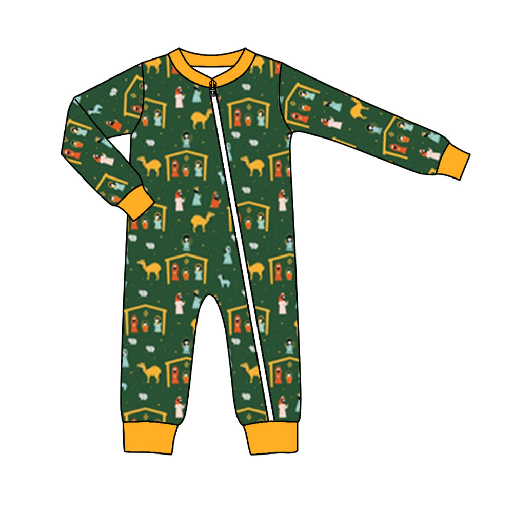 Jesus camel sibling LR1376 boy romper 202407 preorder