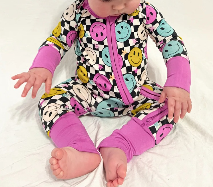 smile sibling  LR1380 girl romper 202407 preorder