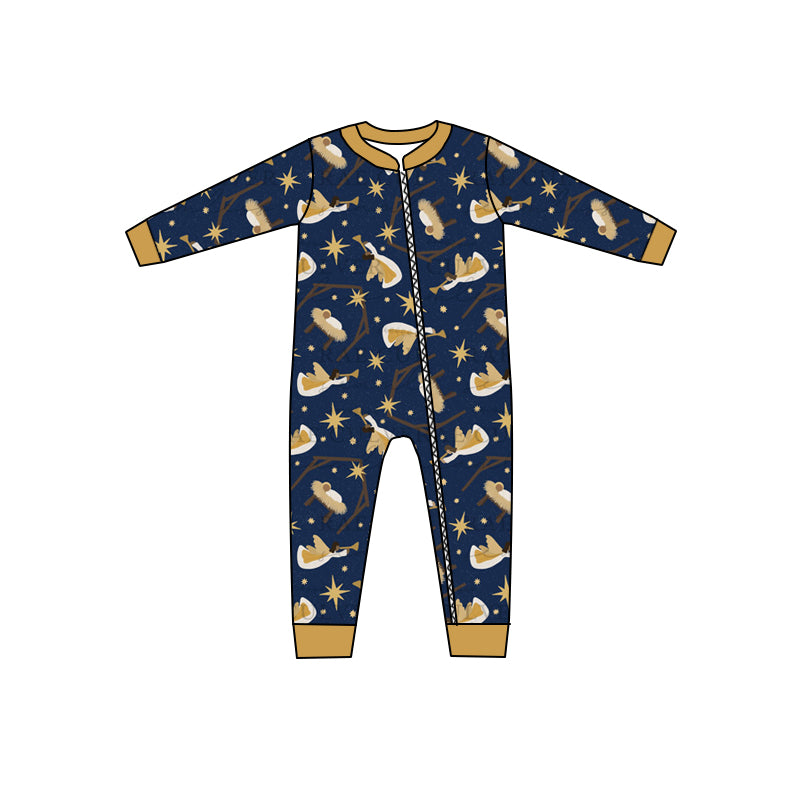 Jesus sibling  LR1391 boy romper 202407 preorder