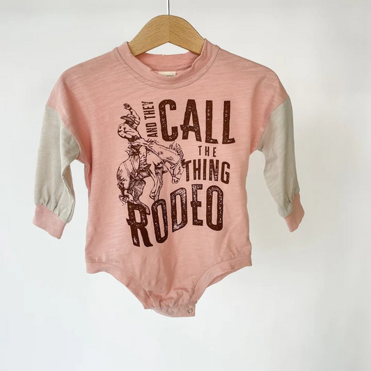 call Rodeo western sibling LR1443 kids romper 202407 preorder