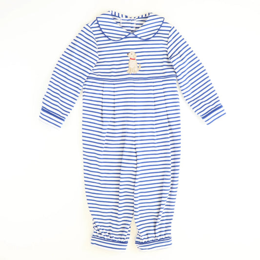 dog sibling LR1447 boy romper 202407 preorder