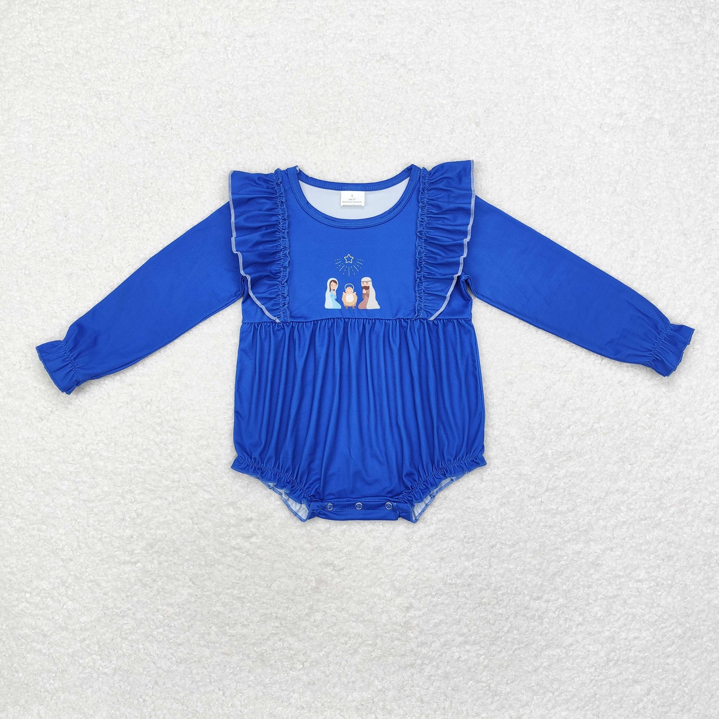 LR1473 thanksgiving jesus  sibling girl romper 202408 RTS