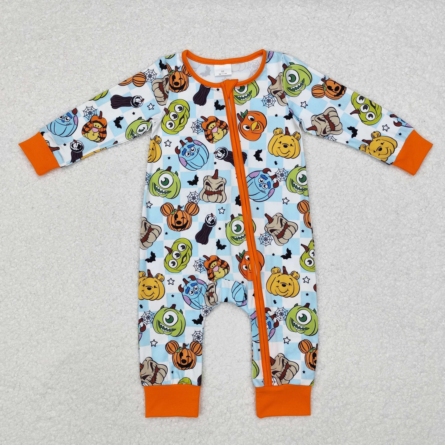 LR1650  halloween pumpkin boy romper 202409 RTS