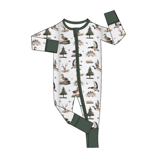 LR1687 duck boy romper 202408 preorder sibling（