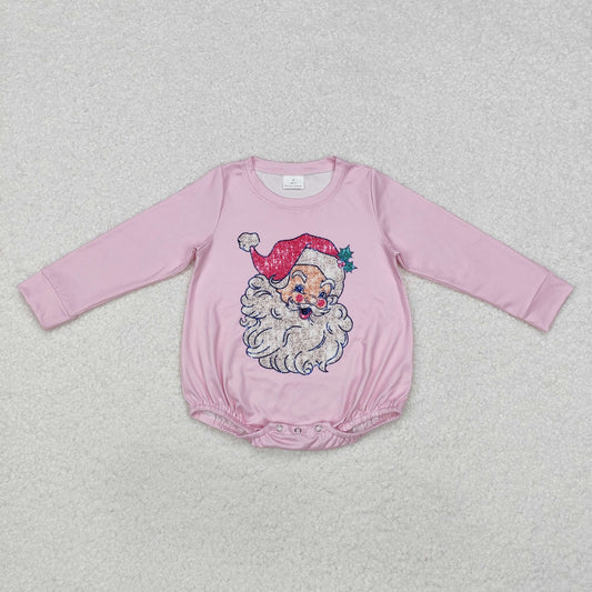 LR1819 Christmas santa pink romper 202411 RTS