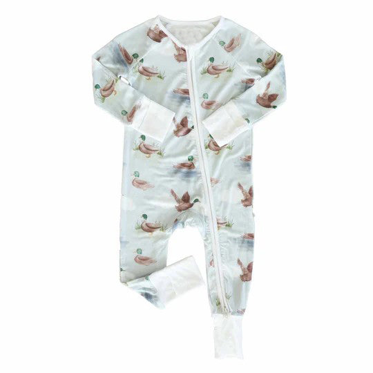 western duck hunting sibling LR1856 girl romper 202408 preorder