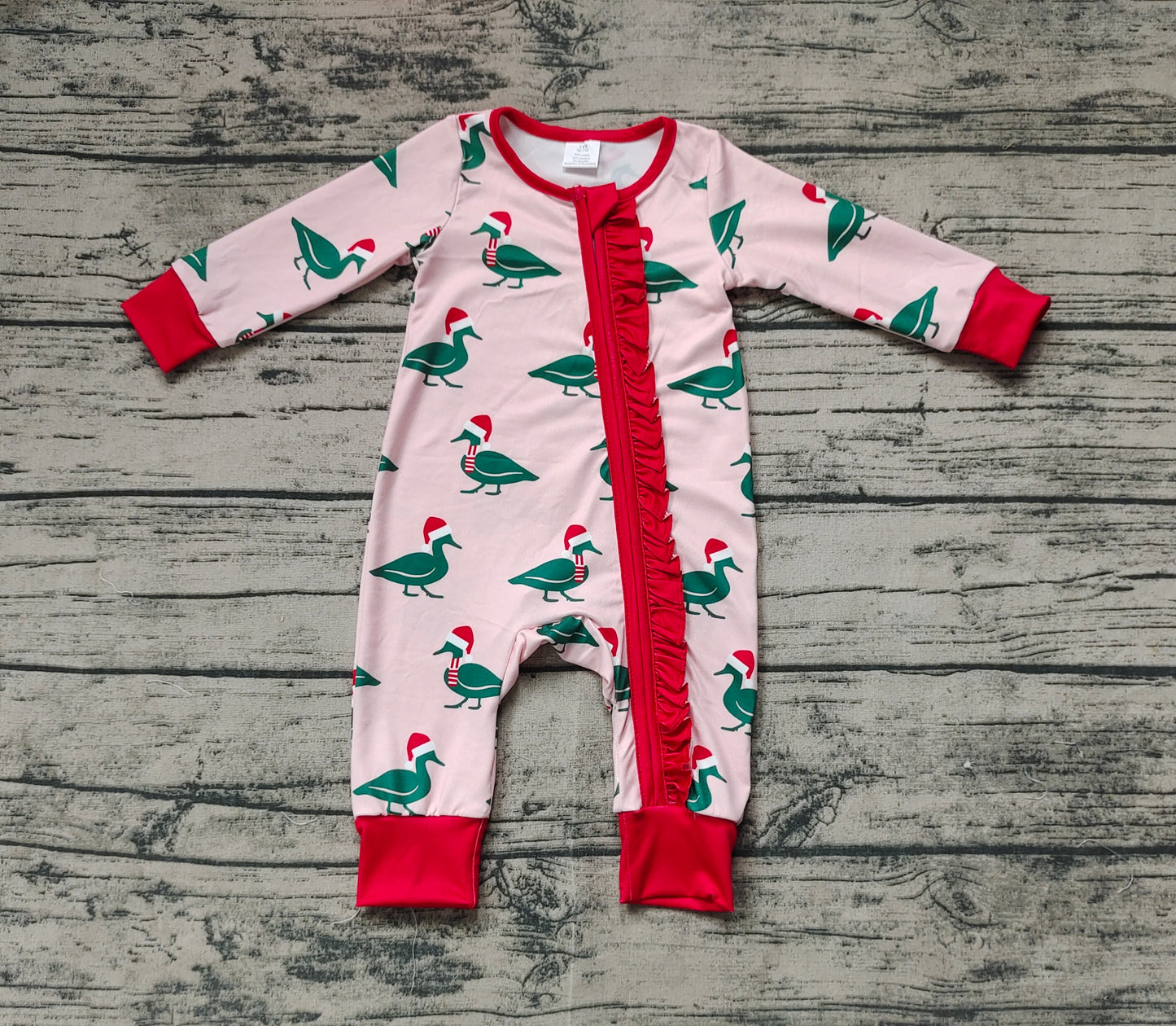 LR18612 Christmas duck girl romper 202409 preorder