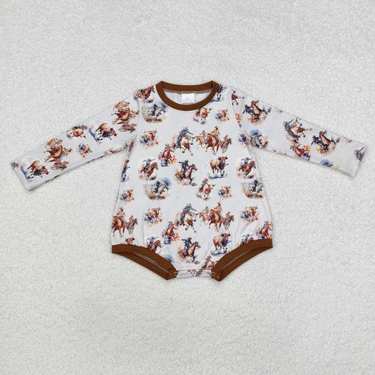LR1866 western rodeo boy romper 202411 RTS