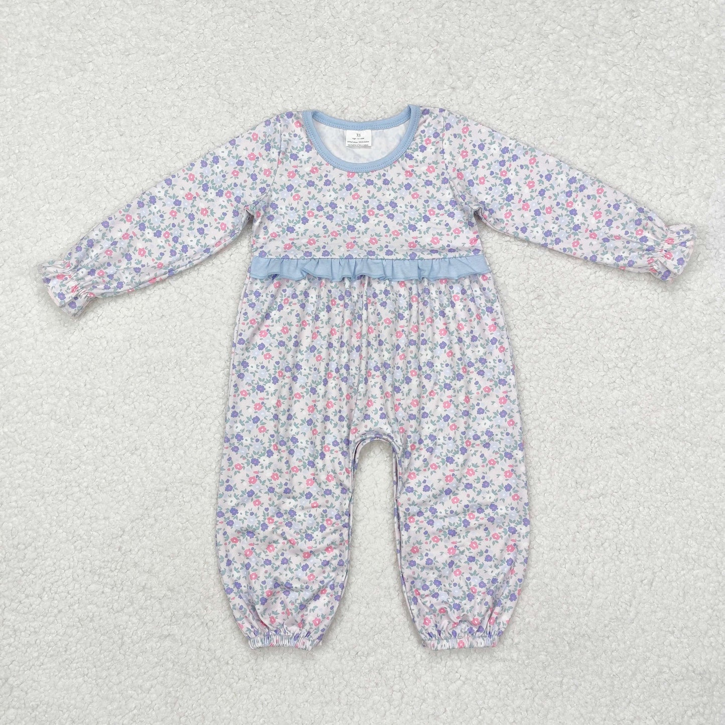 LR2072  bow western girl romper 202411 preorder sibling RTS