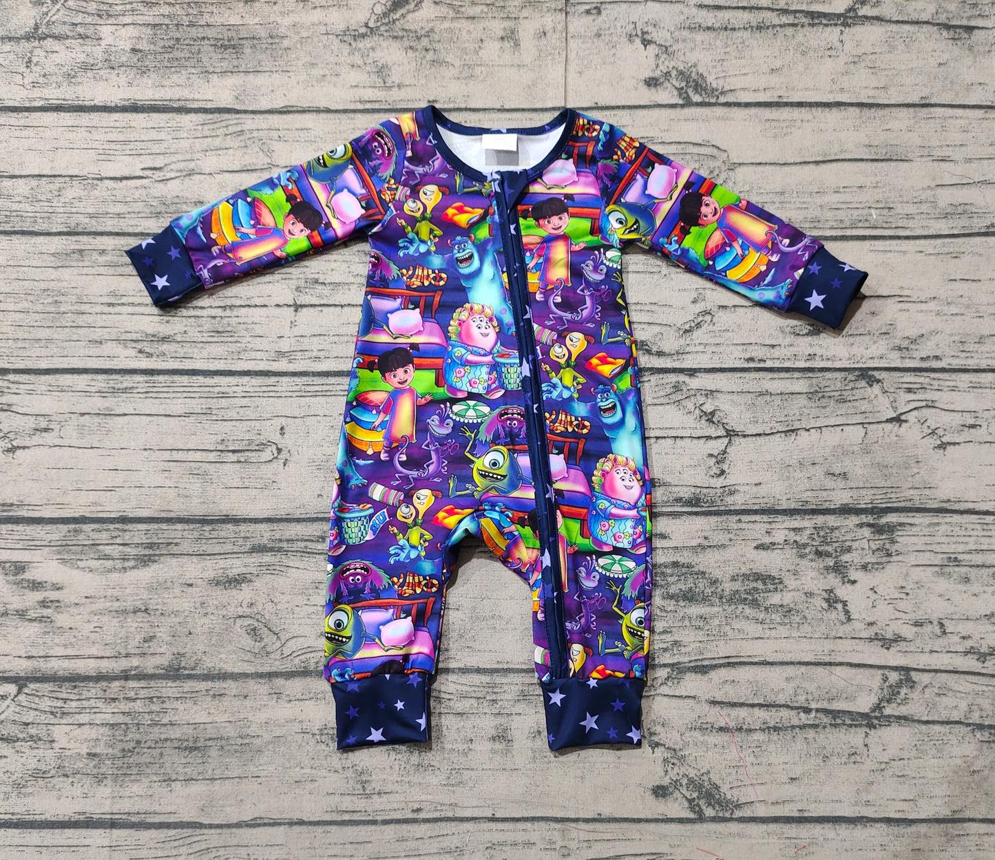 purple cartoon  girl romper preorder 202412